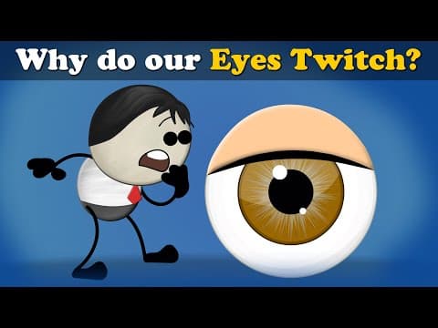 Why do our Eyes Twitch? + more videos | #aumsum #kids #science #education #children thumbnail