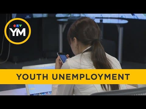 Youth Unemployment is Reaching Recession Levels in Canada | Your Morning thumbnail