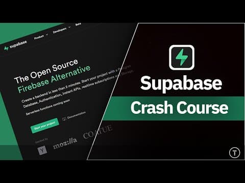 Supabase Crash Course thumbnail