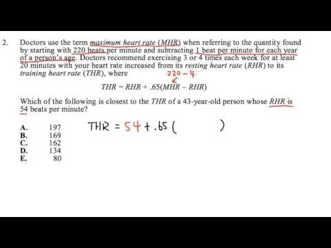 Algebra Q2, ACT Compass Official Sample Test Questions thumbnail
