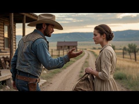 A Widowed Cowboy Pleaded for a Bride to Raise His Sons, She Arrived Alone and Scared thumbnail