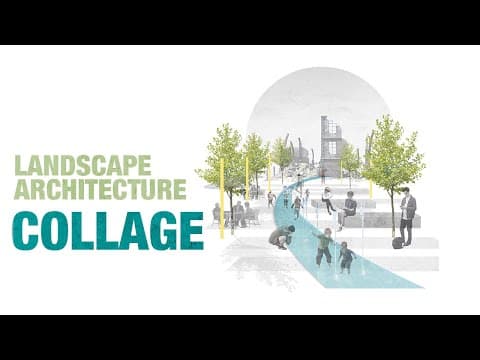 How to COLLAGE in Landscape Architecture WITHOUT Sketchup thumbnail