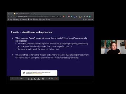 Universal Adversarial Perturbations and Language M… | Pamela Mishkin | OpenAI Scholars Demo Day 2020 thumbnail