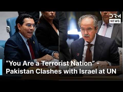 Pakistan Blasts Israel at UN: ‘Fakes Victim While Committing Worst Kind of State Terrorism’ | AQ1B thumbnail