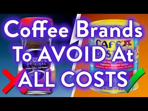 10 coffee Brands You Should NEVER Drink (And Few That Are Clean to Use) thumbnail
