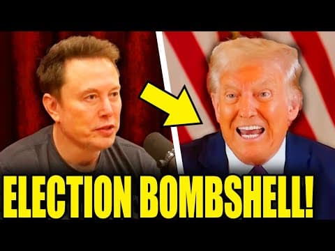 Trump PANICS As Musk Drops ELECTION BOMBSHELL At Worst Time! thumbnail