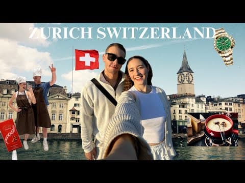 OUR FIRST TIME IN ZURICH, SWITZERLAND | Jasmin and James thumbnail