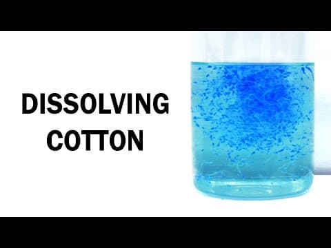 How Does Schweitzer's Reagent Dissolve Cellulose? thumbnail