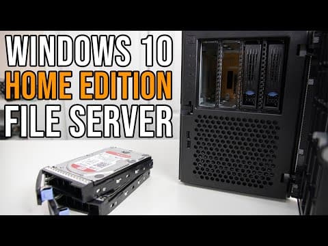 Beginners Guide to Setting Up File Server On Windows 10 Home Edition 2021 thumbnail