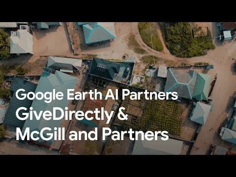 Geospatial AI for governments and crisis response  l Google Earth AI thumbnail