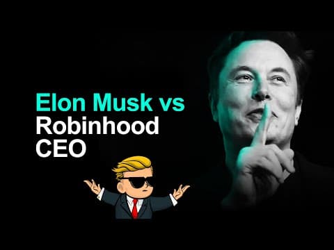 Elon Musk GRILLS Robinhood CEO For Screwing Over Users (GME stock) thumbnail