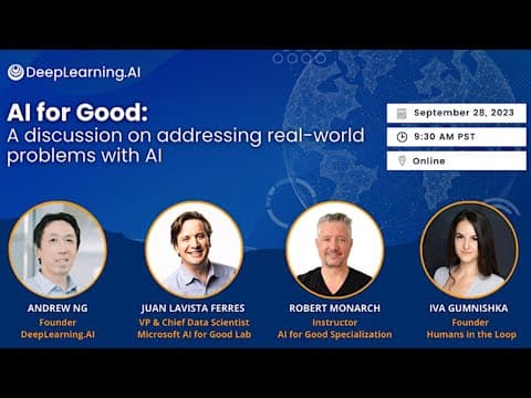 AI for Good: How Can AI Address Real-World Problems? thumbnail