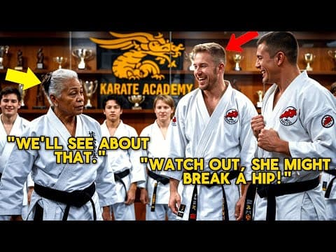 A Black Elderly Woman Was Ridiculed at Karate Class, Unaware She Is Karate Black Belt thumbnail