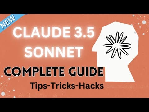 10 Incredible Features of Claude 3.5 Sonnet! How To Use New Claude 3.5 Sonnet - The Complete Guide thumbnail