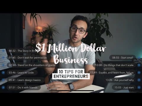 How I Built a Million Dollar Business in Medical School - 10 Tips for Entrepreneurs thumbnail
