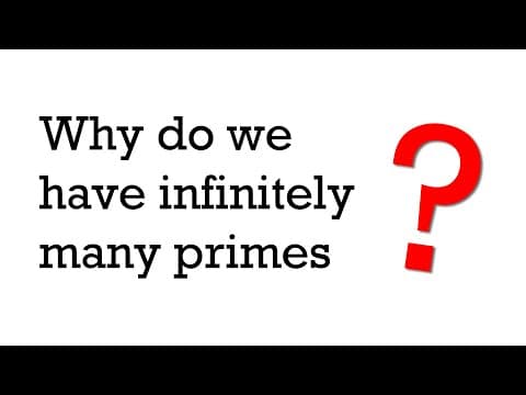 Euclid's proof that there are infinitely many primes! Classic math proof! thumbnail