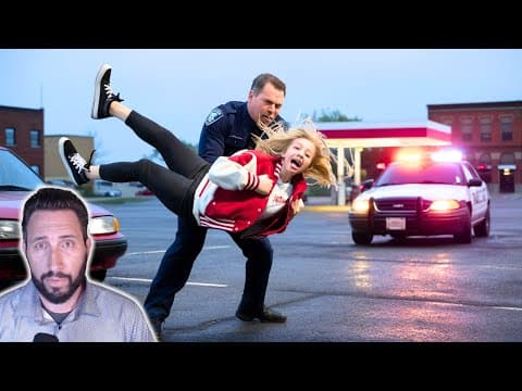 Cop SLAMS High School Girl at Traffic Stop - Her DAD Shows Up! thumbnail