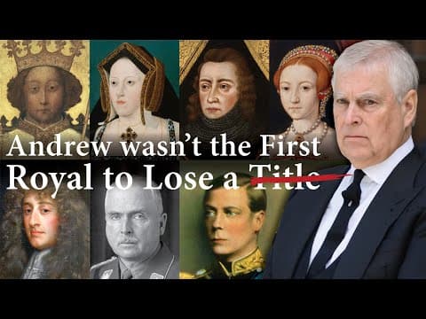 English & British Royals Who Lost Their Titles – Andrew Mountbattan Windsor was not the first! thumbnail
