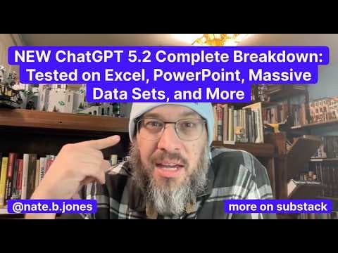 How to Delegate Complex Work to ChatGPT 5.2: Excel, PowerPoint, and 10,000-Row Data Tests thumbnail