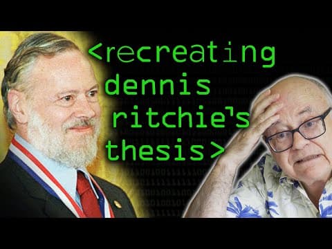 Recreating Dennis Ritchie's PhD Thesis - Computerphile thumbnail