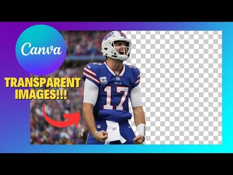 How To Create a Transparent Image FAST with Canva!  A Step-by-Step Guide thumbnail