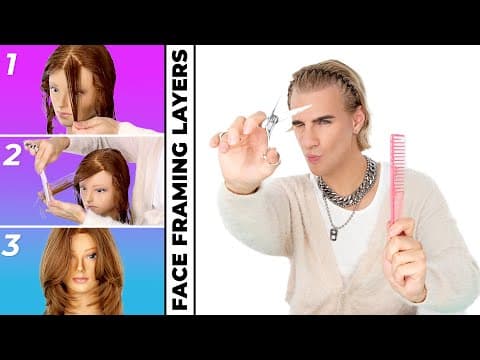 Hairdressers Guide To Giving Yourself Face-framing Layers And Not Ruining Your Hair thumbnail