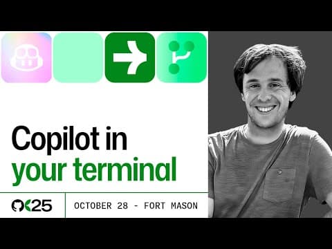 Power agentic workflows in your terminal with GitHub Copilot CLI thumbnail