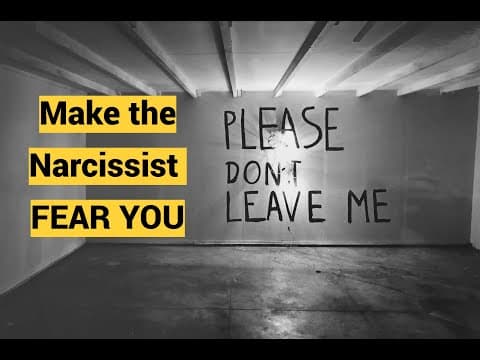 Make Narcissist FEAR YOU: Abandonment Anxiety, Annihilation Dread (Twin Anxieties) thumbnail