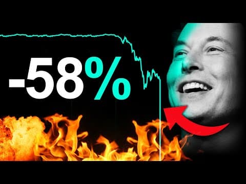 Tesla Stock CRASHES Lower: Now -58% In 2022 thumbnail
