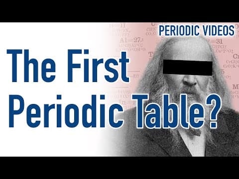 Who REALLY invented the periodic table? thumbnail