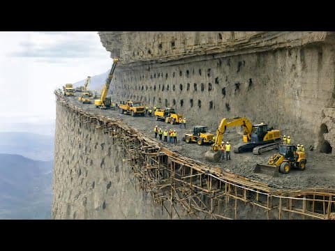 America Genius Engineers Split Sheer Cliffs To Build Massive Roads That You’ve Never Seen Before thumbnail
