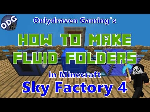 How to Use Fluid Folders in Minecraft Sky Factory 4 thumbnail