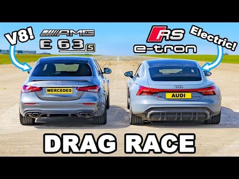 Audi RS e-tron GT v AMG E63 S: DRAG RACE *EV v V8* thumbnail