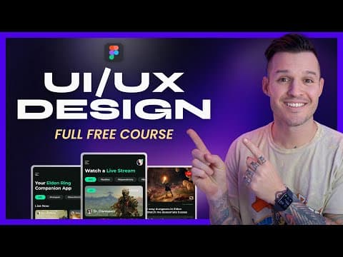 Free Figma Course: Design a Video Game App in Figma thumbnail