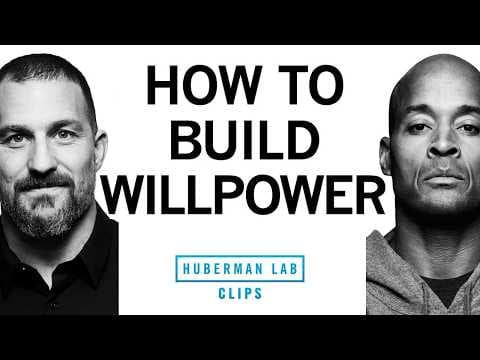 How to Build Willpower | David Goggins & Dr. Andrew Huberman thumbnail