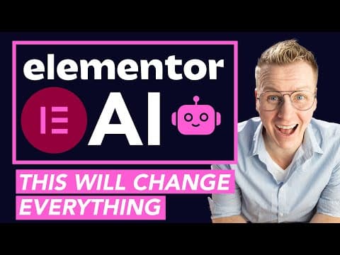 Elementor AI | This Will Change Everything thumbnail