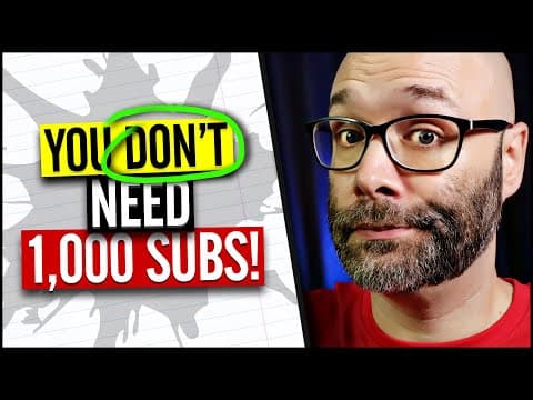 6 FREE Ways YOU Can Make Money On YouTube Without Ads thumbnail