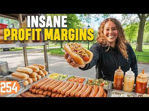 $40K/Month Selling Hot Dogs On The Street?! thumbnail