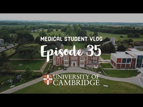 Behind the scenes of Cambridge University Medical School - Med student VLOG #35 thumbnail