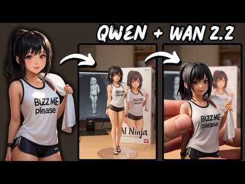 From 2D Image to PVC 3D Figure – AI Image & Video Workflow thumbnail