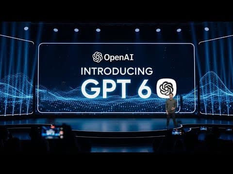 GPT-6 Explained: The Next Leap in AI (Release Date, Features, and AGI Future) thumbnail