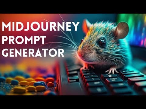 Take Your Midjourney Prompts to the NEXT LEVEL with this FREE Tool thumbnail