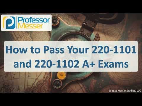 How to Pass your 220-1101 and 220-1102 A+ Exams - CompTIA A+ 220-1101 thumbnail