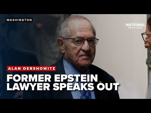 Former Epstein lawyer speaks out amid controversy thumbnail