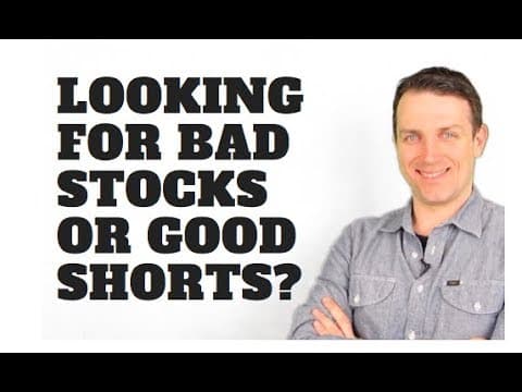 10 FACTORS TO LOOK FOR TO SHORT STOCKS thumbnail