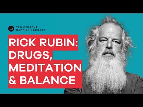 Music Producer Rick Rubin: Meditation, Creativity, Habits & Self-Doubt |Dan Harris Podcast Interview thumbnail
