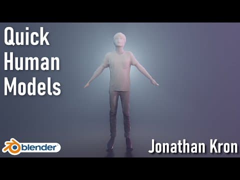 Quickly Create Human Models [Free and Easy] | English thumbnail