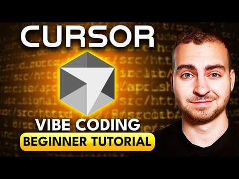 Cursor Vibe Coding Tutorial - For COMPLETE Beginners (No Experience Needed) thumbnail