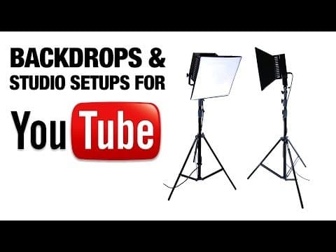 Backdrops and Studio Lighting Setup For Youtube Videos thumbnail