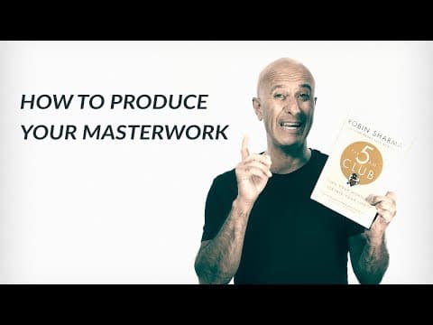 How To Produce Your Masterwork | A Robin Sharma Reading thumbnail